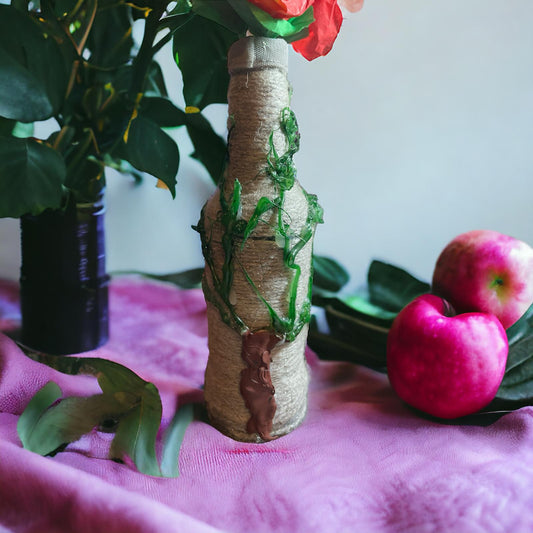 Artisan Glass & Rope Vessels - Handmade Flower Vases | Unique Home Decor